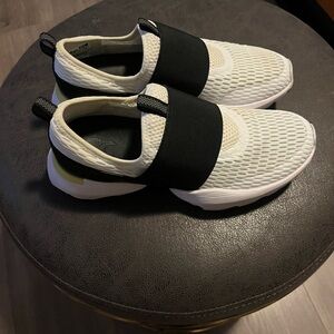 Sorel Women's Cream and Black Slip-On Sneakers